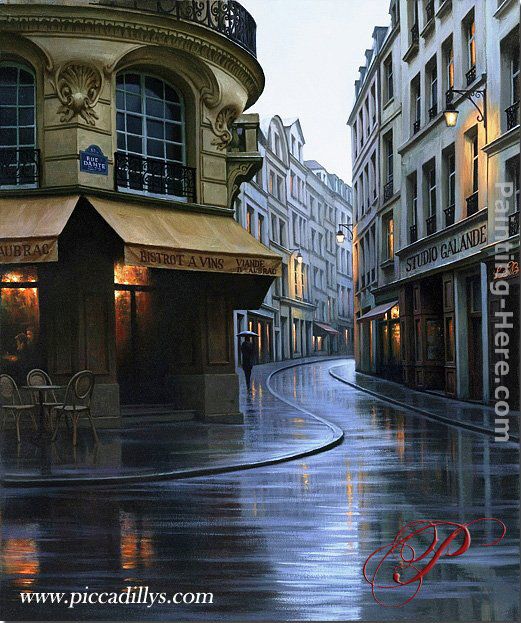 I Love Paris painting - Alexei Butirskiy I Love Paris art painting